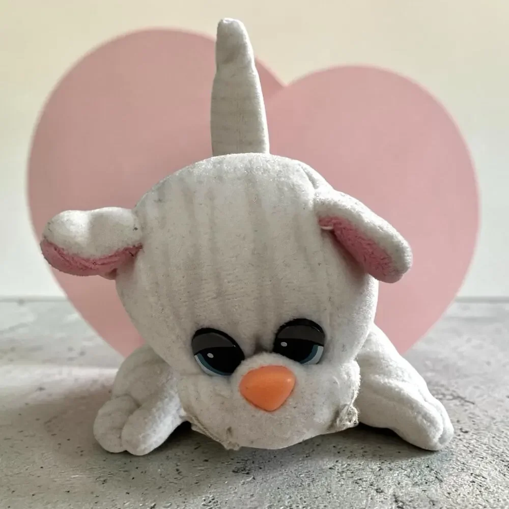 Vintage Precious Moments Plush White Cat | 8” Stuffed Animal | Applause 1987